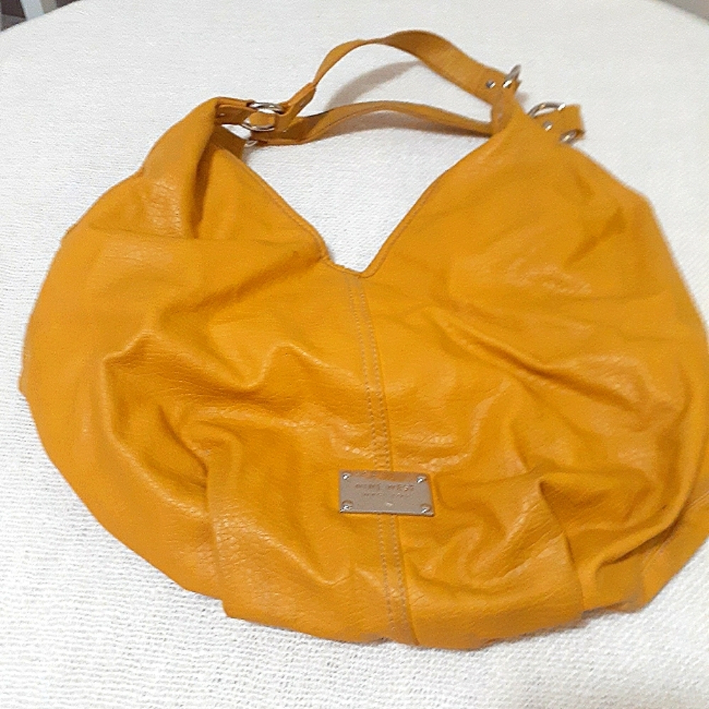 Nine West Yellow large hobo bag